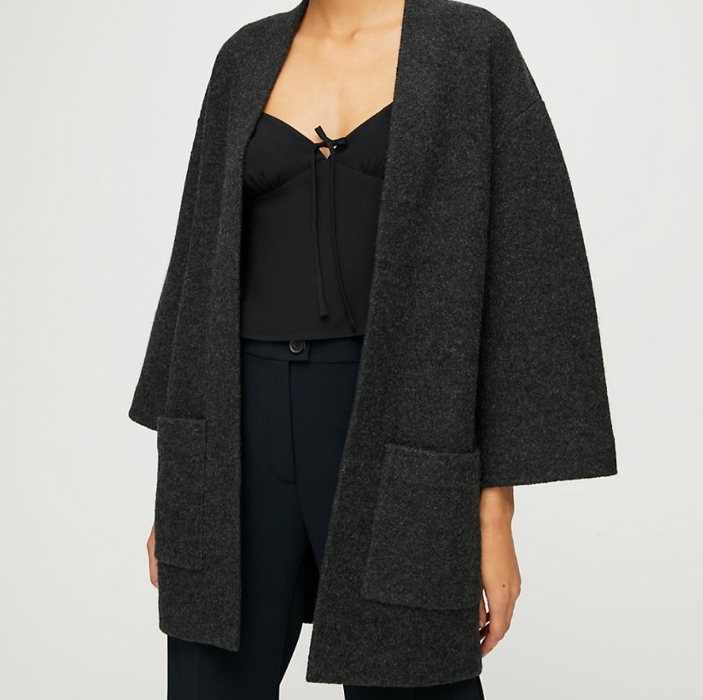 Aritzia Wilfred Brullon Merino Wool Cardigan
